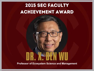 2015 SEC Faculty Achievement Award Winner.