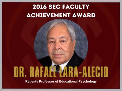 2016 SEC Faculty Achievement Award Winner.