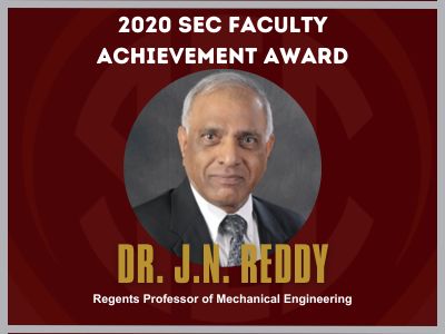 2020 SEC Faculty Achievement Award Winner.