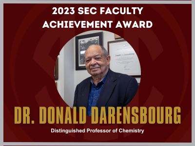 2023 SEC Faculty Achievement Award Winner.