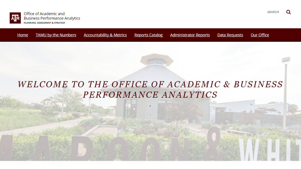 Office for Academic and Business Performance Analytics.